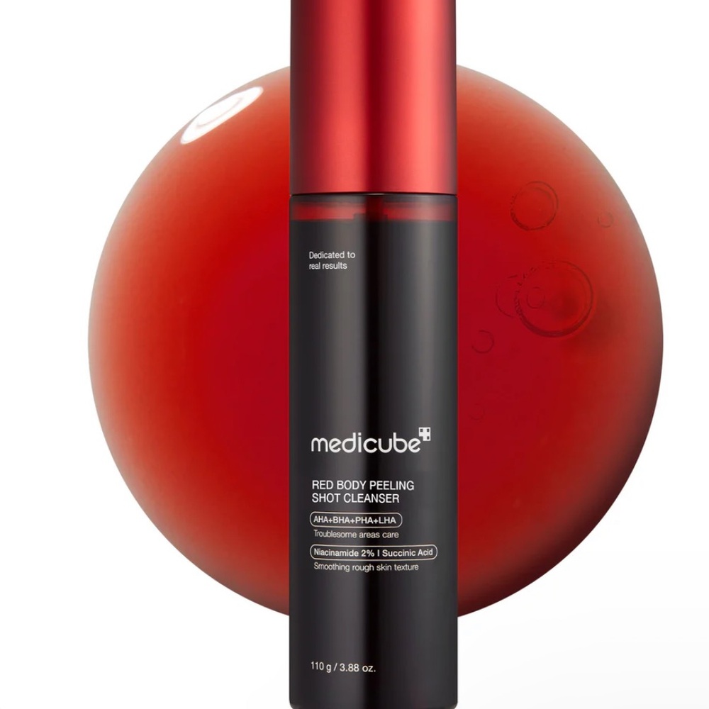 NEW Medicube Red Body Peeling Shot Cleanser